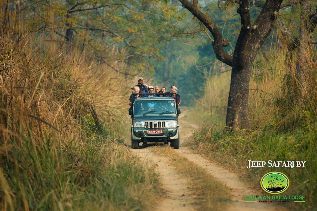 Chitwan Gaida Lodge - Animal Lovers & Birdwatchers Paradise Sauraha Eksteriør bilde